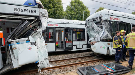 Decenas de heridos tras un choque de dos tranvías en Alemania