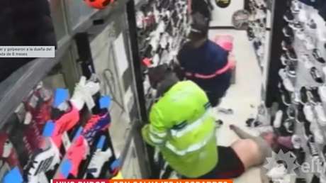 IMÁGENES SENSIBLES: El violento ataque de unos ladrones contra una mujer embarazada