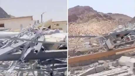 FUERTES IMÁGENES del ataque de los hutíes contra concentraciones sauditas