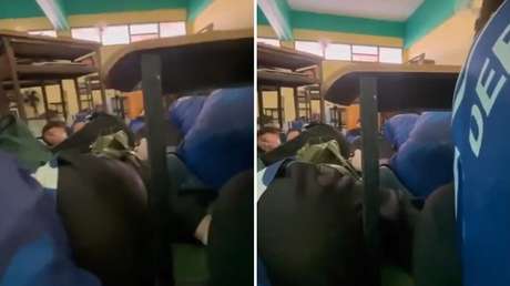 FUERTE VIDEO: Alumnos se esconden debajo de pupitres en medio de un tiroteo en Tailandia