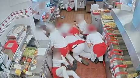 ATERRADOR VIDEO del tiroteo mortal cerca de un restaurante en EE.UU.