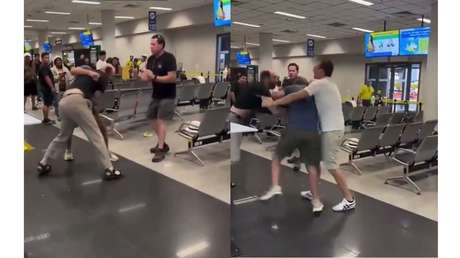 VIDEO: Insultos antisemitas desatan una salvaje pelea entre un estadounidense y un israelí en un aeropuerto