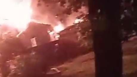 Masivo ataque ucraniano con drones impacta edificios civiles en Rusia