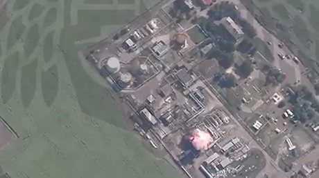 VIDEO: Drones rusos golpean la red de suministro de combustible del enemigo