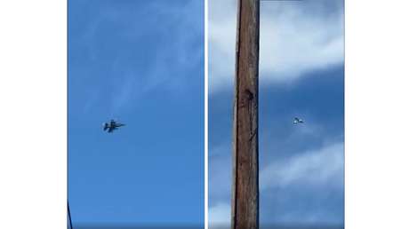 VIDEO: Cazas estadounidenses interceptan varias aeronaves cerca del club de golf de Trump