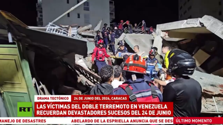 Las víctimas del doble terremoto en Venezuela recuerdan devastadores sucesos del 24 de junio