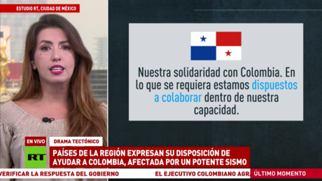 Países de la región expresan su disposición a brindar ayuda a Colombia, afectada por un potente sismo