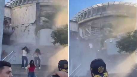 VIDEO: Estudiantes huyen despavoridos tras colapso de una universidad en Colombia por el sismo