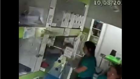 VIDEO: El acto heroico de veterinarias en pleno terremoto en Colombia