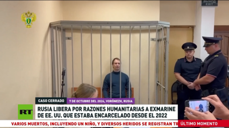 Rusia libera por razones humanitarias a exmarine de EE.UU. que estaba encarcelado desde el 2022