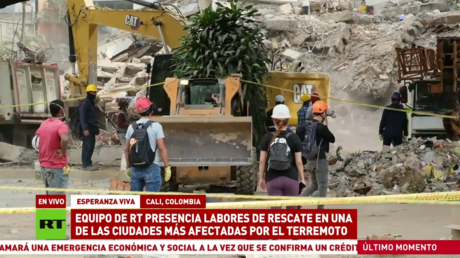 Equipo de RT presencia labores de rescate en una de las ciudades más afectadas por el terremoto