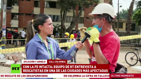 Equipo de RT presencia labores de rescate en una de las ciudades más afectadas por el terremoto