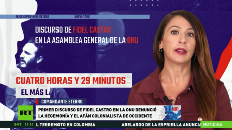 Primer discurso de Fidel Castro en la ONU denunció la hegemonía y el afán colonialista de Occidente