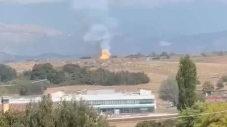 Reportan explosión tras un incendio en una planta de municiones en Italia (VIDEO)