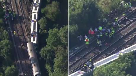 Un tren descarrila en Europa y deja más de una decena de heridos (VIDEOS)