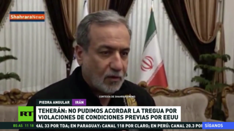 Teherán: No pudimos acordar la tregua por violaciones de condiciones previas por EE.UU.