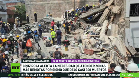 La Cruz Roja llama a atender zonas más remotas por sismo que dejó casi 300 muertos