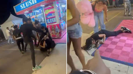 BRUTAL VIDEO: Múltiples peleas convierten una feria familiar en un campo de batalla