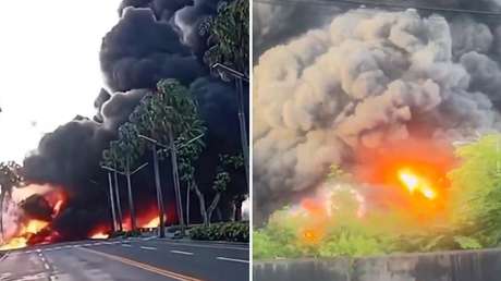 VIDEOS: Explosión de camión tanquero deja dos muertos en República Dominicana