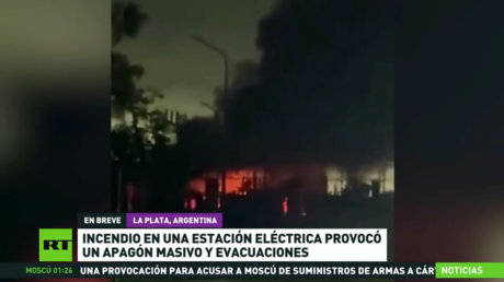 Incendio en una estación eléctrica provoca un apagón masivo y evacuaciones en Argentina