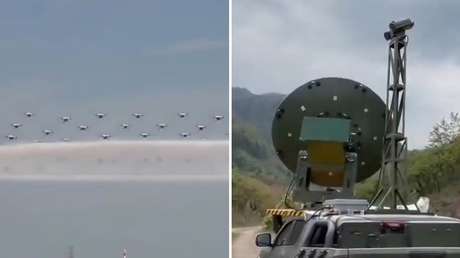 La nueva arma antidrones de China apunta a derribar varios aparatos a la vez (VIDEO)