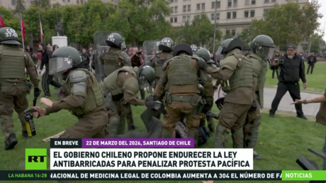 El Gobierno chileno propone endurecer la Ley Antibarricadas para penalizar la protesta pacífica