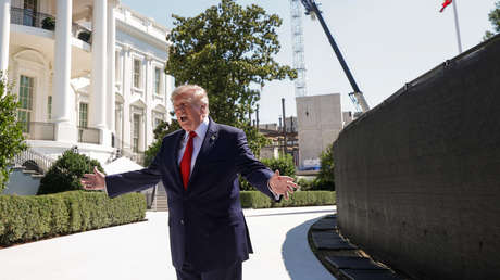 "Techo a prueba de drones": Trump no desiste de su megaobra en la Casa Blanca