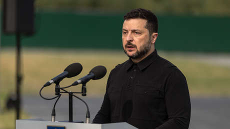 El líder del régimen ucraniano, Vladímir Zelenski