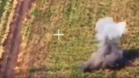 VIDEO: Drones de ataque rusos frustran un intento de combatientes de Kiev de reforzar sus posiciones en el frente