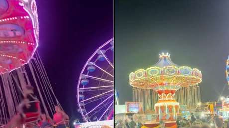 ATERRADOR VIDEO: Falla en sillas voladoras deja varios heridos