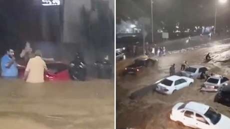 VIDEOS: Lluvias intensas dejan una autopista bajo el agua en Caracas y paralizan el tránsito