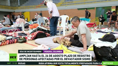 Amplían el plazo de registro de personas afectadas por el devastador sismo en Colombia