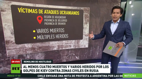 Ataques de Kiev contra zonas civiles en Rusia dejan varios muertos y heridos