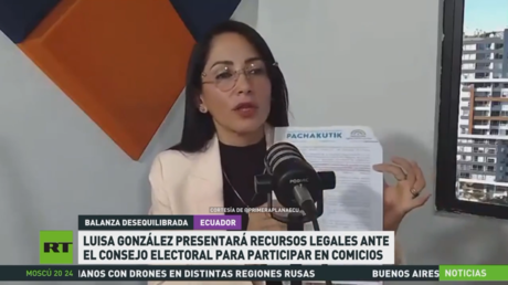 Luisa González presentará recursos legales ante el Consejo Electoral de Ecuador para participar en comicios