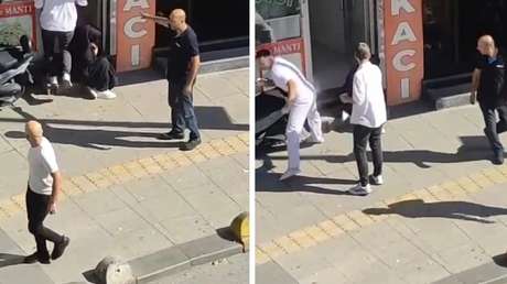VIDEO SENSIBLE: hombre asesina a balazos a su exnovia en plena calle en Estambul