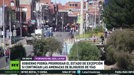 El Gobierno de Bolivia evalúa prorrogar el estado de excepción si continúan las amenazas de bloqueos de vías