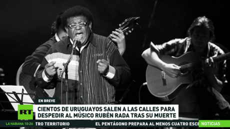 Cientos de uruguayos salen a las calles para despedir al músico Rubén Rada