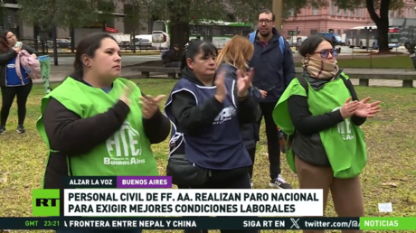 "Estamos cansados": argentinos denuncian la precariedad laboral en todo el país