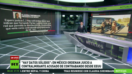 "Hay datos sólidos": en México ordenan juicio a contralmirante acusado de contrabando desde EE.UU.