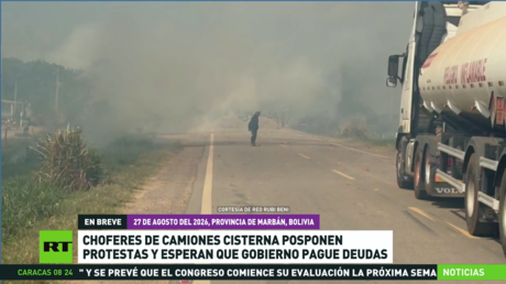 Choferes de camiones cisternas en Bolivia aplazan protestas y exigen al Gobierno el pago de deudas