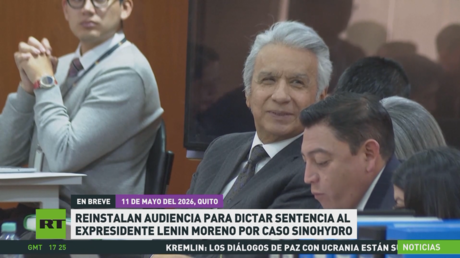 Reinstalan audiencia para dictar sentencia al expresidente ecuatoriano Lenín Moreno