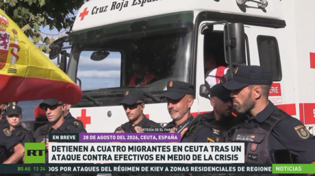 Detienen a cuatro migrantes en Ceuta tras un ataque contra efectivos en medio de la crisis