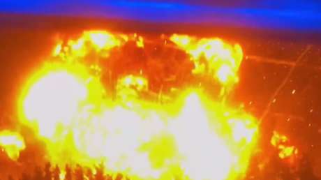 Potentes explosiones sacuden el área capitalina en Ucrania (VIDEOS)