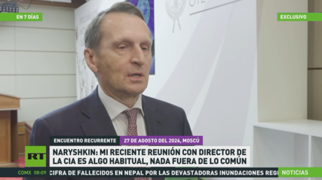 Naryshkin: Mi reciente reunión con el director de la CIA es algo habitual