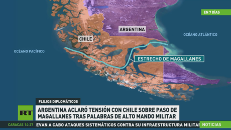 Argentina aclara tensión con Chile sobre paso de Magallanes tras palabras del alto mando militar