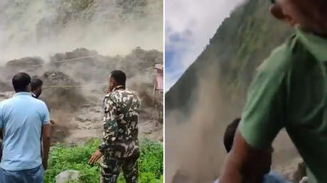 VIDEO: La estremecedora grabación que sobrevivió a la inundación en Nepal