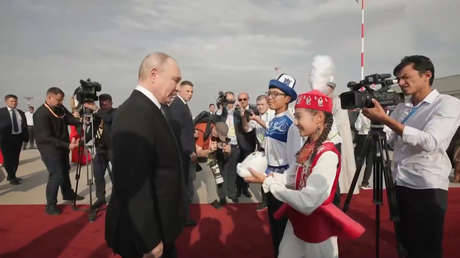 Putin llega a Kirguistán para cumbre euroasiática clave (VIDEO)