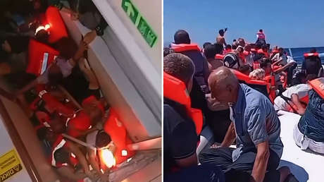 FUERTE VIDEO: Gritos de pánico de los pasajeros del barco que se hundió en el Mar Mediterráneo