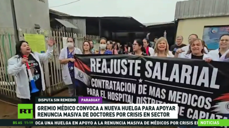 Paraguay: gremio médico convoca a nueva huelga en apoyo a una renuncia masiva de doctores