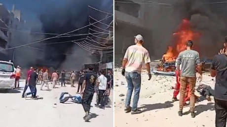IMÁGENES DEVASTADORAS: Varias personas mueren en un ataque israelí contra Gaza